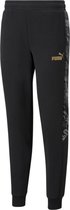 Puma Graphic Joggingbroek FL  Broek - Mannen - zwart/geel