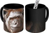 Magische Mok - Foto op Warmte Mokken - Koffiemok - Aap - Schotse hooglander - Gorilla - Magic Mok - Beker - 350 ML - Theemok