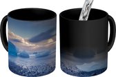 Magische Mok - Foto op Warmte Mok - IJsbergen in IJsland - 350 ML