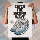 Kicks On Kanvas Poster - Nike Air Max Patta Second Wave “vintage - 70 X 50 Cm - Multicolor