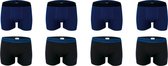 Kappa - Katoenen Boxershorts 8PACK - 4x Blauw & 4x Antraciet - L