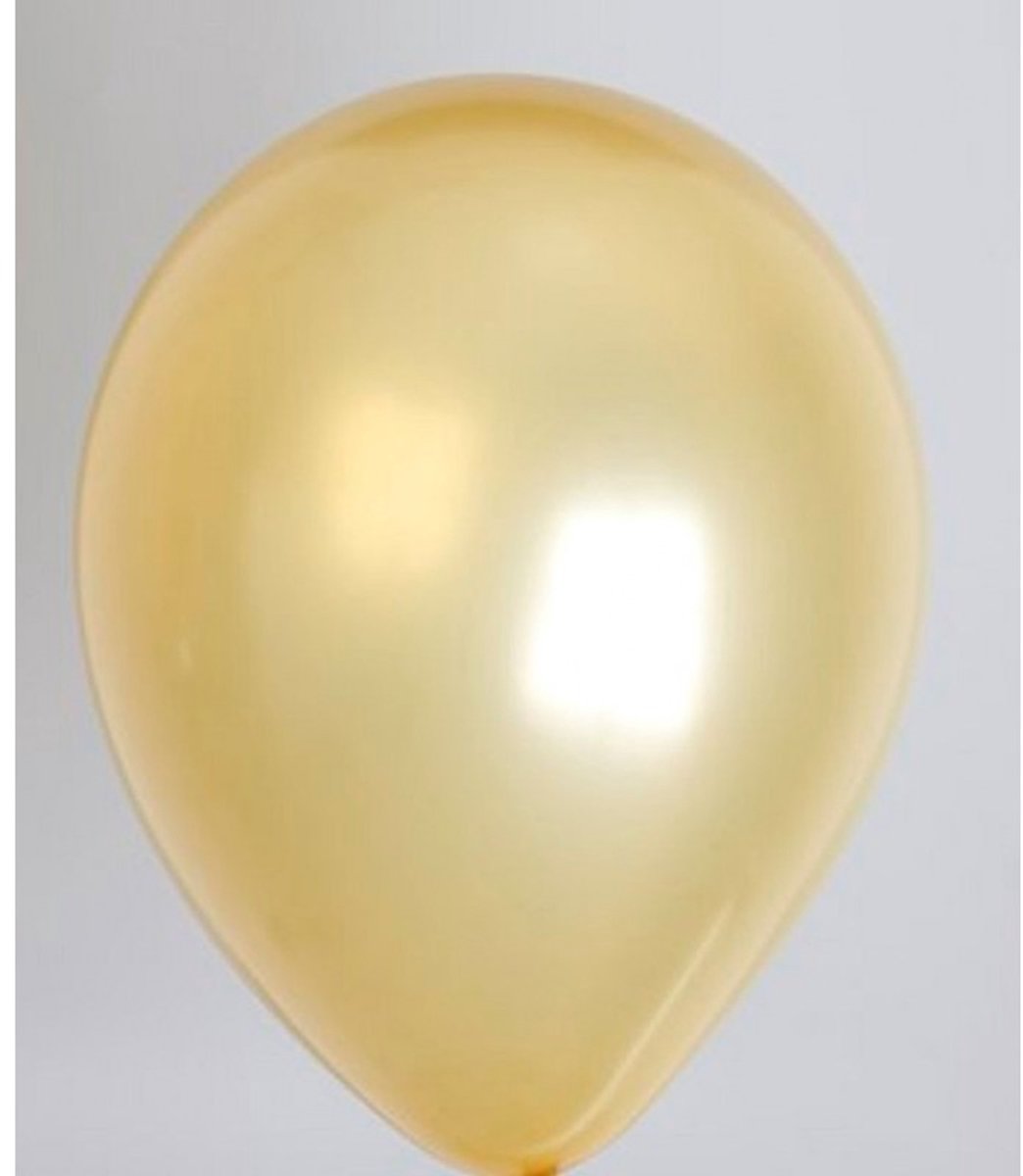 Globos - Ballonnen - Goud - Metallic - 100st.