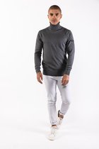 P&S Heren pullover-KEITH-mid grey-M