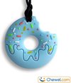 foto van Bijtketting | Donut Happy Sprinkles | Blauw | Chewel ®
