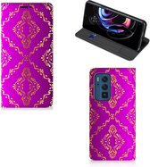 Coque Photo Phone Motorola Edge 20 Pro Smart CoverCase Baroque Rose