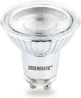 Groenovatie LED Spot COB - GU10 Fitting - Glas - 5W - Warm Wit - 830 - Dimbaar