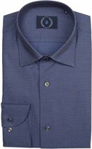 Bos Bright Blue 21307LE79SB Casual overhemd met lange mouwen - Maat L - Heren