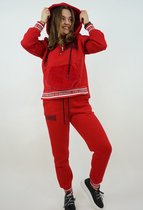 La Pèra Vrijetijdspak Dames- Huispak Dames rood - Maat M