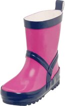 Playshoes Regenlaarzen Fuchsia/marineblauw Maat 24/25