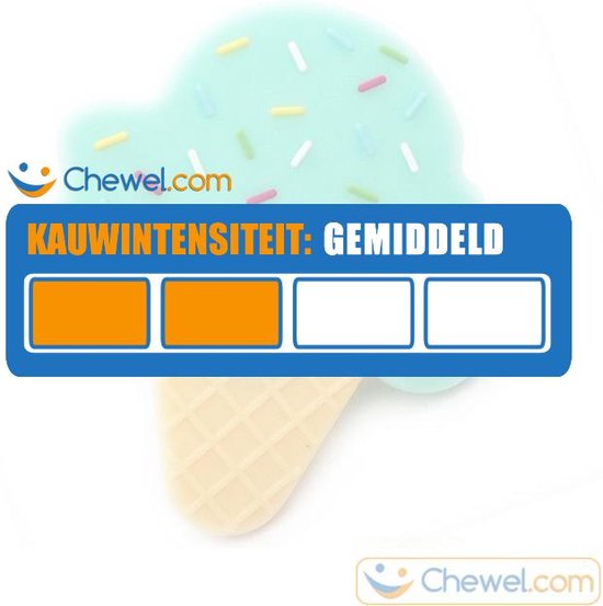 Bijtketting - Lekker ijsje kauwketting - Groen (pistache) - Chewel ® van Chewel® — afbeelding 2