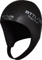 BTTLNS neopreen badmuts | swim cap | badmuts | thermische neopreen badmuts unisex | Zethes 1.0 | zilver | M