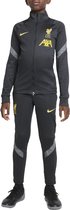 Nike Liverpool FC Strike Trainingspak - Maat 164  - Unisex - donkergrijs - grijs - geel