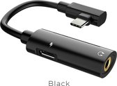 USB C naar 3.5mm Audio Jack | USB C Aux Adapter naar hoofdtelefoon en Headphone Jack | | 2-in-1 | Type USB-C | USB-C Charge | Adapter | Smartphone 3.5 Audio Jack | Oneplus | Android | iPad | 