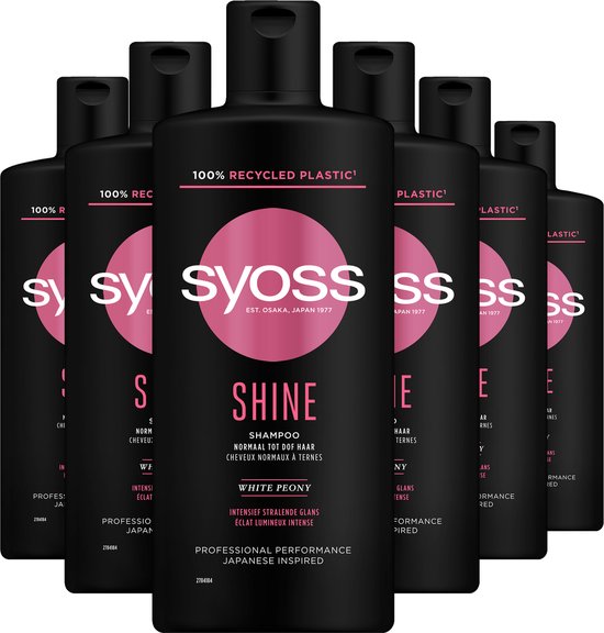 SYOSS Shine Boost Shampoo - 500 ml - 6 pièces - Pack économique | bol.com