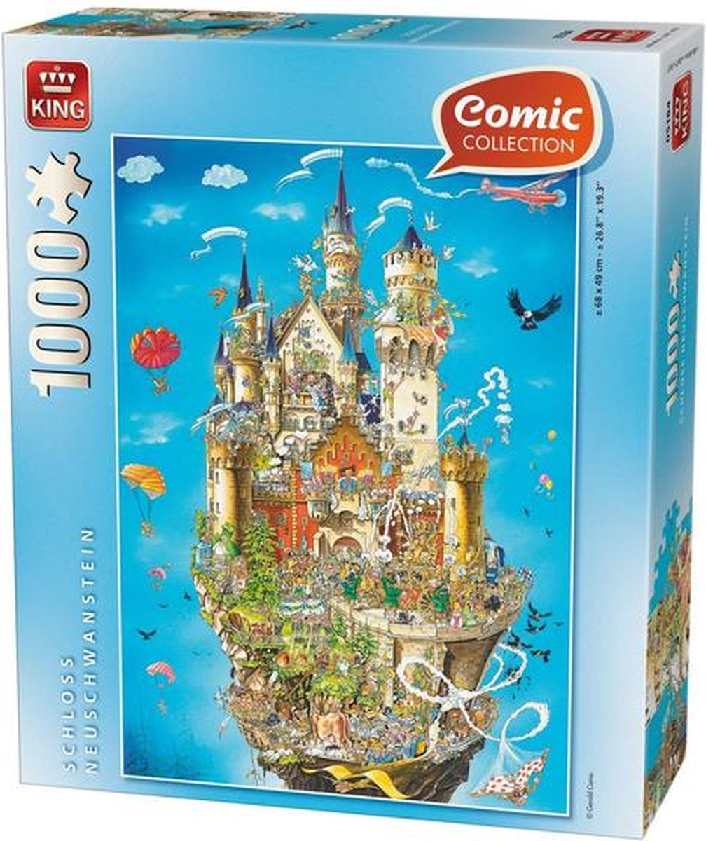 KING puzzel kasteel Neuschwantein 1000 stukjes