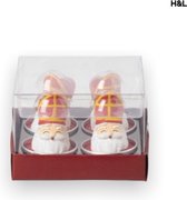 Sinterklaas waxine lichtjes - Sint kaarsjes - 4 stuks