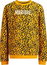 WE Fashion Meisjes sweater met panterdessin