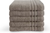 Byrklund Handdoeken set - Bath Basics - 5-delig - 5x 50x100 - 100% katoen - Taupe
