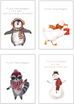 Kerstkaarten dieren