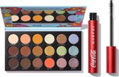 Morphe set Coca-Cola x Morphe AWE together artistry palette Oogschaduw & Coca-Cola x Morphe 1971 Edition Make it Big Mascara