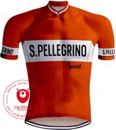 Retro Wielershirt San Pellegrino Oranje - REDTED (XXL)