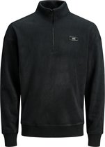 Jack & Jones Half Zip Sweater Zwart (Maat: 4XL)