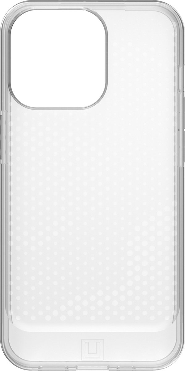 UAG Doorzichtig Hoesje geschikt voor Apple iPhone 13 Pro Telefoonhoesje Flexibel TPU | UAG [U] Lucent Backcover Shockproof | Doorzichtig Telefoonhoesje iPhone 13 Pro | Schokbestendig iPhone 13 Pro Telefoonhoesje | Anti Shock Proof - Ice | Transparant