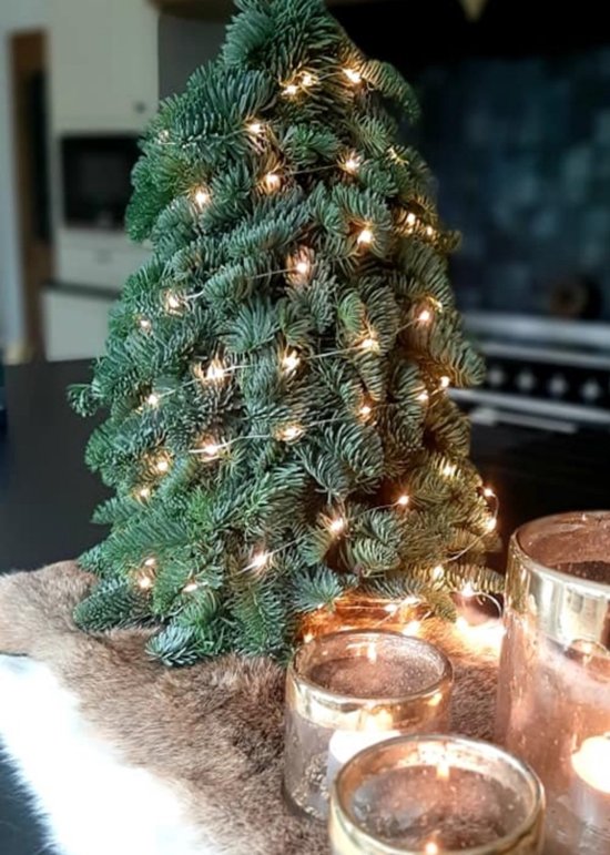 Alinterieur Decoratieve kerstboom Nobilis kerst/boompje 60cm