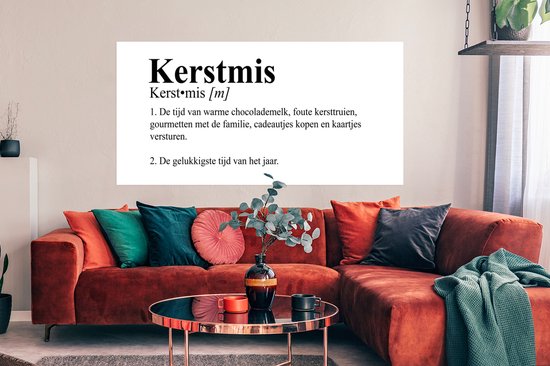 Affiche Noël - Fête - Rituels - 160x80 cm - Décoration de Noël - Décoration de Décorations de Noël - Décoration de Noël Salon