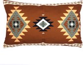 Aztec Kussenhoes Sergio linnenlook | Mexicaans | Rechthoekig | 30 x 50 cm | Exclusief binnenkussen