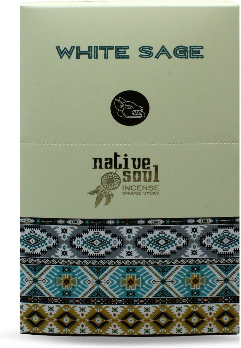 Native Soul Wierook Native Soul White Sage - doos 12 stuks