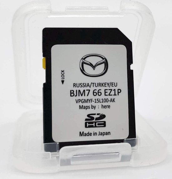 Mazda Navigatie SDkaart Update Europa Volledig BJM7 66 EZ1P