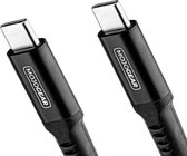 MOJOGEAR USB-C Male naar USB-C Male kabel - 1.5 meter - Zwart