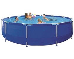 Opzetzwembad met filterpomp - Rond zwembad - 450x90 cm - veel accessoires
