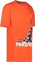 T-shirt met print Oranje