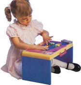 Multifunctioneel schrijftafeltje voor kinderen inclusief toebehoren - 40 x 22 x 23 cm - leerrijk speelgoed