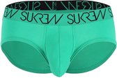 Sukrew - Apex Slip Paradise Groen - Maat XL - Heren Slip - Mannen Ondergoed