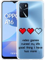 Oppo A16 / A16s Hoesje Gamers Life - Designed by Cazy