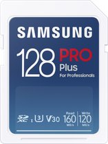 Bol.com Samsung Pro Plus SDXC - Geheugenkaart - 128 GB aanbieding