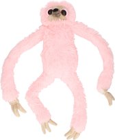 Pluche roze luiaard knuffel 60 cm - Sloth bosdieren knuffels - Speelgoed voor kinderen