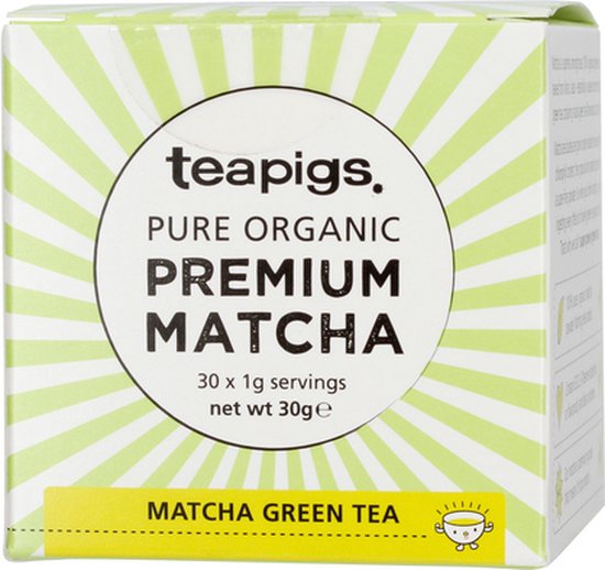 teapigs Organic Matcha 30 grams (Nishio, Japan)