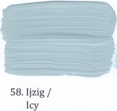 58. Ijzig - matte muurverf l'Authentique