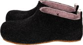 esgii dames sloffen UNI Black Colour:Zwart / roze Size:38