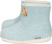 Vilten kinderslof Boots Fresh blue Colour:Licht blauw / Ecru Size:26