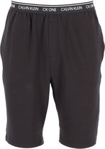 Calvin Klein CK ONE Lounge short - heren lounge joggingbroek kort - middeldik - zwart -  Maat: L