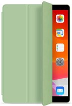 Casemania Hoes Geschikt voor Apple iPad Air 11 (2024) & Air 10.9 (2022 - 2020) - Licht Groen - Tri Fold Tablet Case - Smart Cover