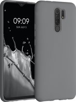 kwmobile telefoonhoesje voor Xiaomi Redmi 9 - Hoesje voor smartphone - Back cover in steengrijs