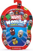 Magnetische Macht Marvel mix - Set van 4 Magnetische Figuren met Launcher Wiggle Toys Wiggle