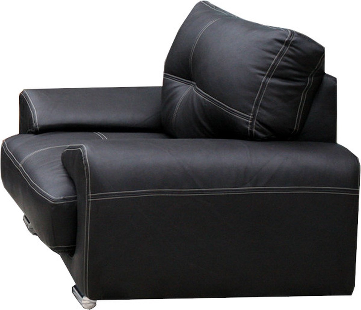 en.casa] Fauteuil met voetenbank Koskyvn ergonomische lounge stoel met poef grijs