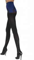 Pretty Polly Luxe Embellished Tights by Joanne Hynes - One Size - Black-Multi